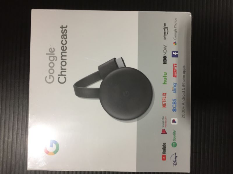 Photo 2 of Google Chromecast 3rd Gen
BRAND NEW FACTORY SEALED