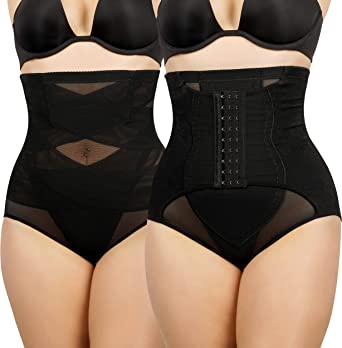 Photo 1 of ABLESA Shapewear for Women Tummy Control 2 Pack - Stomach Shapewear With Girdles for Women Extra Firm Tummy Control
Size S