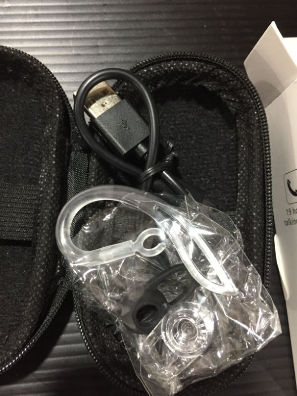 Photo 1 of Bluetooth Headset, Marnana Wireless Bluetooth Earpiece with 18 Hours Playtime and Noise Cancelling Mic, Ultralight Earphone Hands-Free for iPhone iPad Tablet Samsung Android Cell Phone Call-Upgraded
