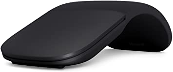 Photo 1 of Microsoft Arc Mouse - Black. Sleek,Ergonomic design, Ultra slim and lightweight, Bluetooth Mouse for PC/Laptop,Desktop works with Windows/Mac computers
