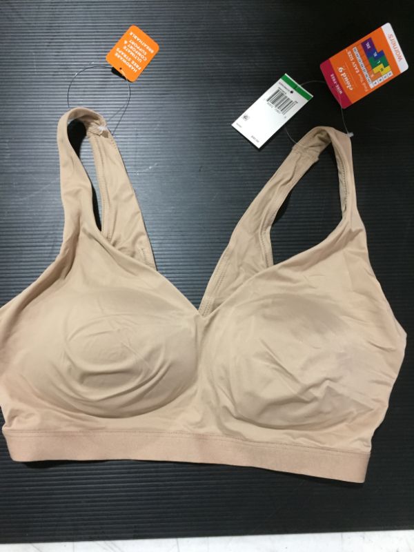 Photo 2 of Women S Warner S RM1041A Cloud 9 Smooth Comfort Contour Wireless Bra (Toasted Almond L)

