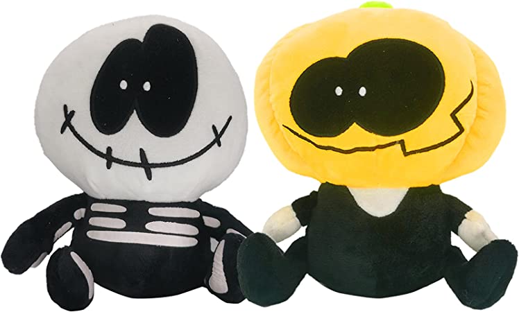 Photo 1 of 10" 2pcs Friday Spooky Month Skid and Pump Plush PLUSHIES
