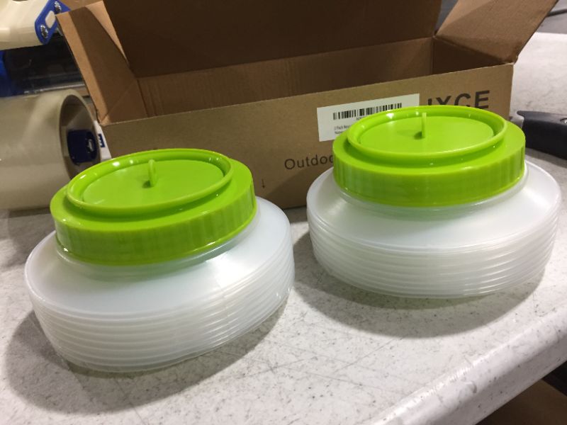 Photo 2 of 2 Pack Reusable Fly Traps Outdoor, Effective Fly Catcher, Fly Trap with attractant, Non-Toxic Fly Killer, Hanging Fly Trap for Garden, Horse Barns, Ranches ?Foldable?
