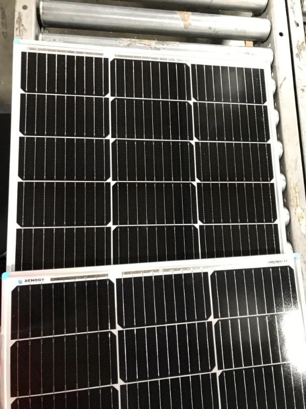 Photo 1 of Renogy 100 Watt 12 Volt Monocrystalline Solar Panel (Compact Design) 2 Pack