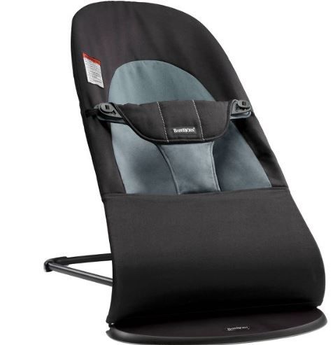 Photo 1 of BABYBJÖRN Bouncer Balance Soft Cotton - Black/Dark Gray


