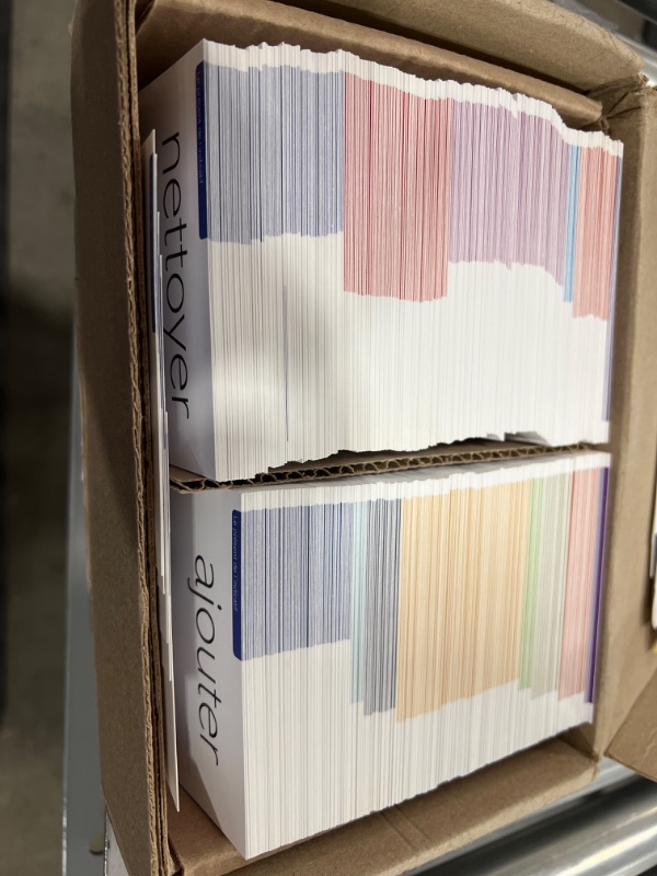 Photo 2 of 800 French Conjugation Flash Cards - 200 Verbs with Full Examples in Both French and English and 11 Different Tenses
