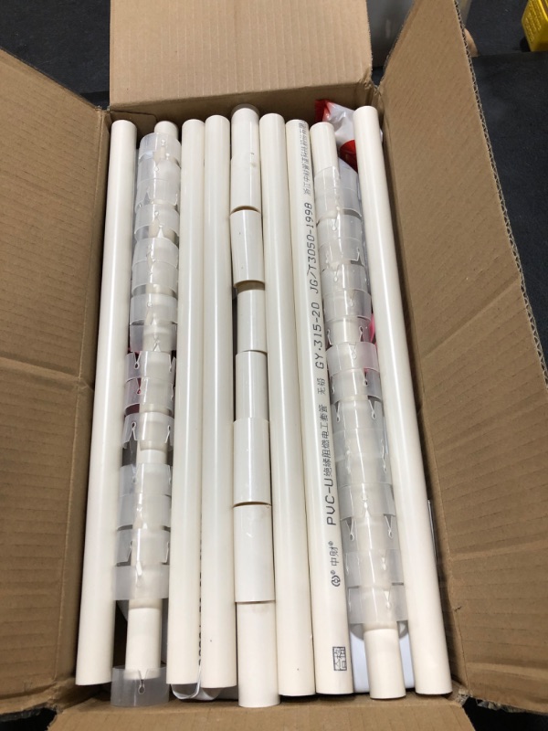Photo 1 of Balloon Column Kit, 5 feet Balloon Stand Tower with Base Pole PVC Pipe & Balloon Sticks Rings for Weddings Birthday Christmas Party Decorations, 2 Set
