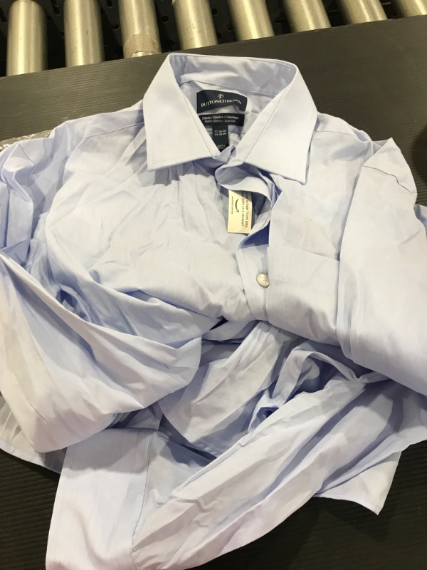 Photo 2 of Amazon Brand - Buttoned Down Men's Classic Fit Performance Tech Stretch Dress Shirt