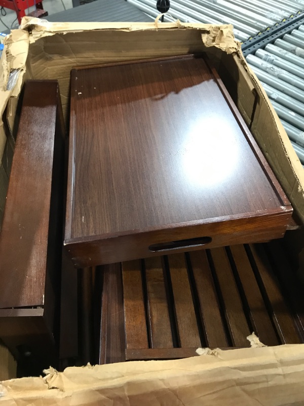 Photo 2 of Albert Entertainment Cart Walnut - Winsome