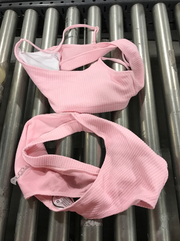 Photo 1 of 2 piece bikkini suit XL pink 
