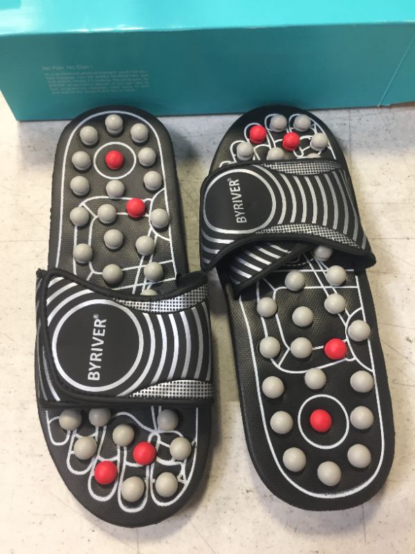 Photo 3 of BYRIVER Spring Massage Slippers Deep Tissue Foot Massager Size XL 