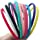 Photo 1 of 12pcs Colorful Thin Headbands for Women 6mm Light Pigtail Skinny Hairbands for Girls Hard Teeth Headbands For Kids Teens
