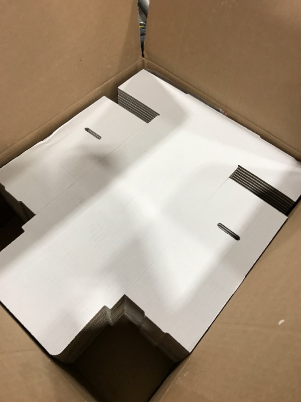 Photo 2 of White Cardboard Shipping Box - Pack of 50