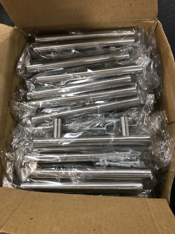 Photo 1 of 30 Pack homdiy 3 Inch Brushed Nickel Cabinet Pulls Modern Cabinet Handles - Brushed Nickel Drawer Pulls Stainless Steel Cabinet Hardware