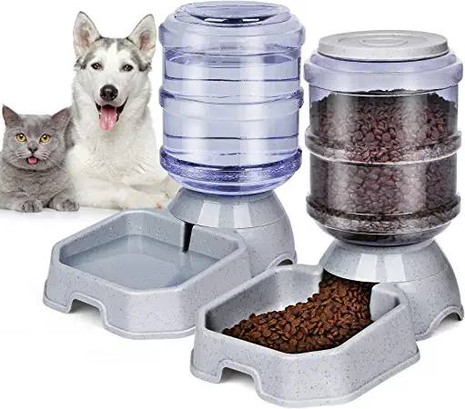 Photo 1 of ***SIMILAR TO WHAT IS IN STOCK  PHOTO***Pet Feeder and Water Food Dispenser Automatic for Dogs Cats, 100% BPA-Free, Gravity Refill, Easily Clean, Self Feeding for Small Large Pets Puppy Kitten Rabbit Bunny