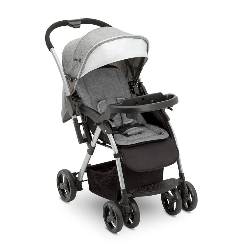 Photo 1 of Jeep Unlimited Reversible Handle Stroller, Grey Tweed