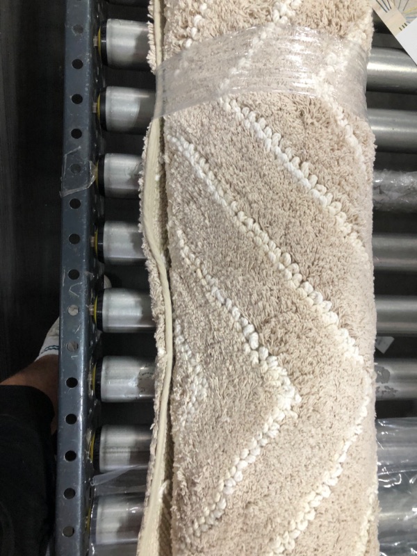 Photo 2 of 4'x6' Tufted Cotton Chevron Rug - Pillowfort™

