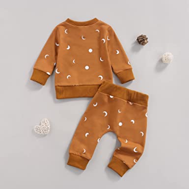 Photo 1 of 2pcs Winter Newborn Baby Boy Clothes Infant Cute Dinosaur Print Outfit Ribbed Cotton Long Sleeve Tops Pants Set
SIZE 70
