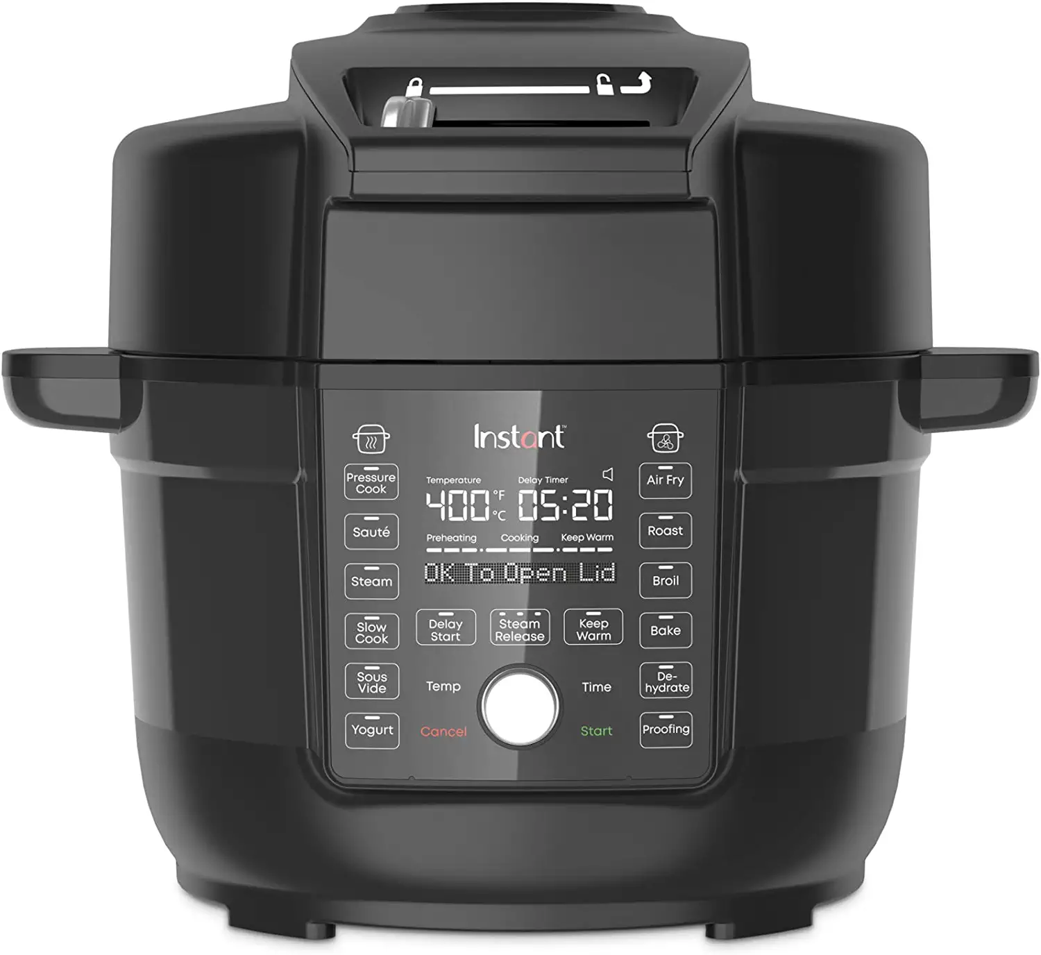 Photo 1 of Instant Pot Duo Crisp Ultimate Lid, 13-in-1 Air Fryer and Pressure Cooker Combo, Sauté, Slow Cook, Bake, Steam, Warm, Roast, Dehydrate, Sous Vide, & Proof, App With Over 800 Recipes, 6.5 Quart
