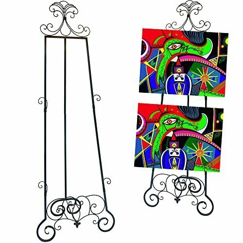 Photo 1 of 65" Tall Metal Portable Floor Easel Stand for Decorative Display