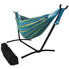 Photo 1 of **PARTS ONLY**POLE DAMAGED/SEE PHOTO** Universal Hammock Stand Electro Static Coated Steel