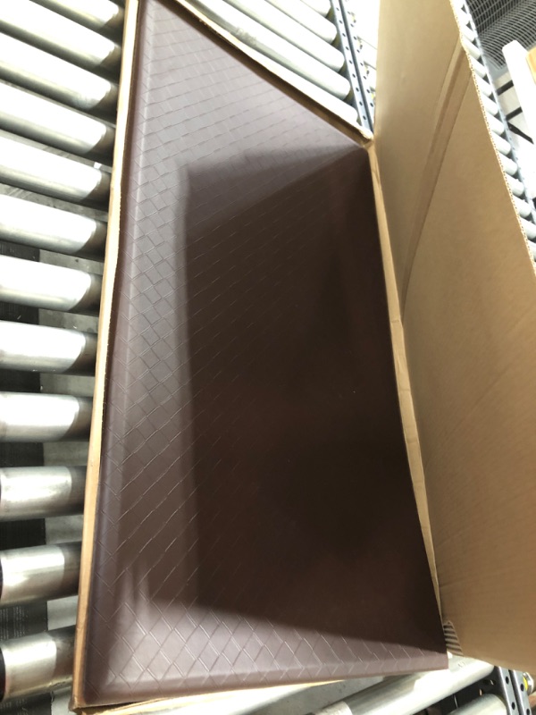 Photo 1 of AmazonBasics Anti-Fatigue Standing Comfort Mat for Home and Office, 20 x 36 inch, Dark Brown