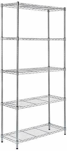 Photo 1 of 5-Shelf Adjustable, Heavy Duty Storage Shelving Unit, Steel Organizer Wire Rack,
