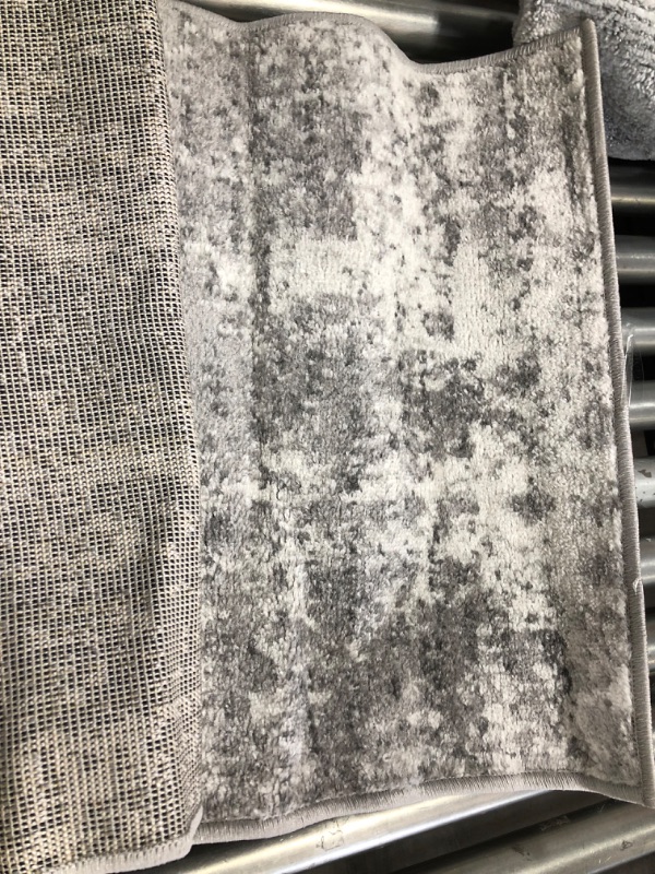 Photo 2 of 2*6FT DECORATIVE GRAY CARPET