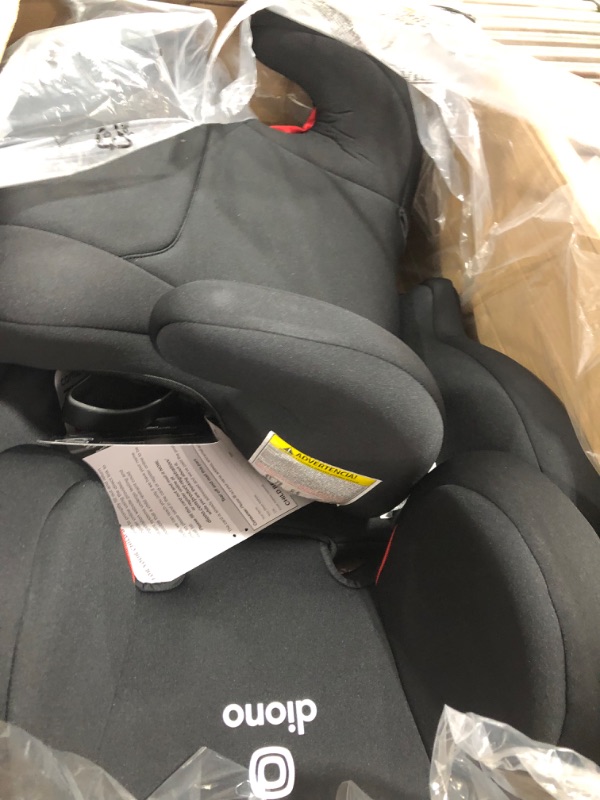 Photo 2 of Diono Cambria 2 XL 2022, Dual Latch Connectors, 2-in-1 Belt Positioning Booster Seat, High-Back to Backless Booster with Space and Room to Grow, 8 Years 1 Booster Seat, Black
