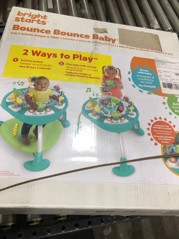 Photo 3 of Bright Starts Bounce Bounce Baby Jumper & Table, 2-in-1 Activity