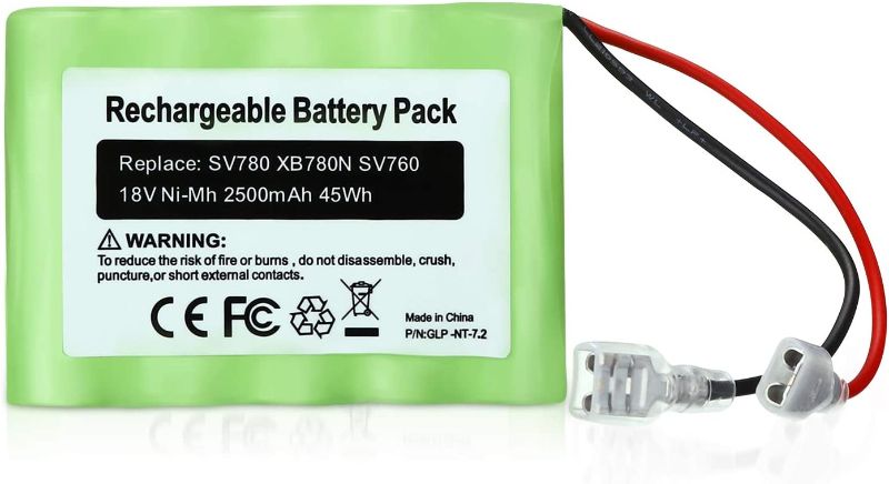 Photo 1 of 18Volt 2500mAh Battery SV780 Replacement, Compatible with Shark SV780-N XB780N SV760 Series SV780-N-14 SV780N
