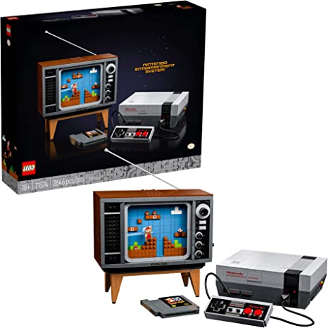 Photo 1 of LEGO Nintendo Entertainment System 71374 Building Kit; Creative Set for Adults; Build Your Own NES and TV, New 2021 (2,646 Pieces)
