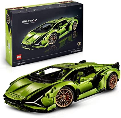 Photo 1 of LEGO Technic Lamborghini Sián FKP 37 42115 Building Set, 1:8 scale 23"L x 9"W x 5"H (3,696 Pieces)
