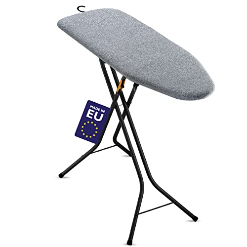 Photo 1 of ***SLIGHTLY BENT IN THE MIDDLE OF BOARD***Bartnelli Rorets Ironing Board Made in Europe | Compact Space Saving Smart Hanger Iron Board for Easy Storage | Lightweight, 4 Layer Cover Pad, 4 Leg,

