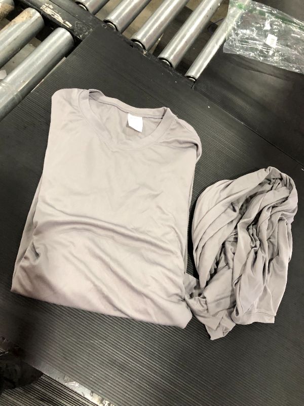 Photo 2 of Hanes Men's Long Sleeve Cool Dri T-Shirt UPF 50+ (Pack of 2) - 2XL
