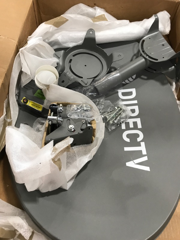 Photo 2 of DIRECTV AU9-SL3-SWM Three LNB Ka/Ku Slim Line Dish Antenna SL-3 LNB Combo