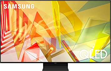 Photo 1 of SAMSUNG 55-Inch Class QLED 4K UHD Q90T Series Quantum HDR Smart TV w/Ultra Viewing Angle, Adaptive Picture, Gaming Enhancer, Alexa Built-in (QN55Q90TDFXZA, 2020 Model)