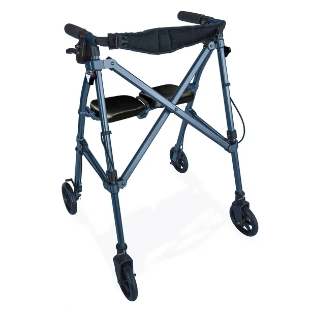 Photo 1 of Able Life Space Saver Rollator, Lightweight Folding Walker with Seat