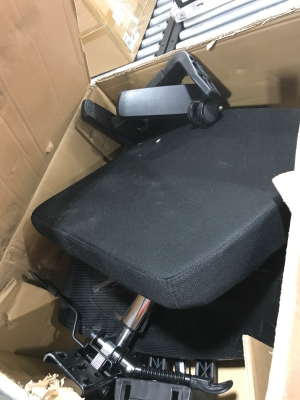 Photo 1 of black office chair- loose hardware