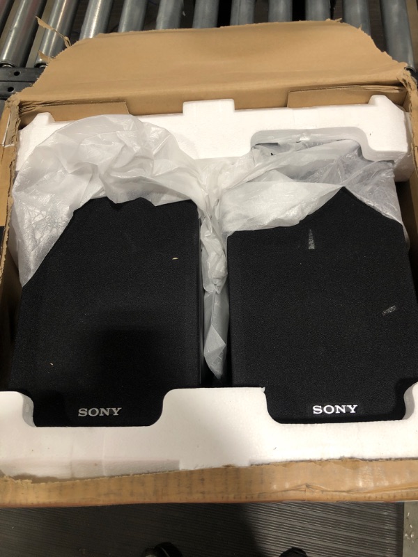 Photo 2 of Sony SSCS5 3-Way 3-Driver Bookshelf Speaker System (Pair) - Black