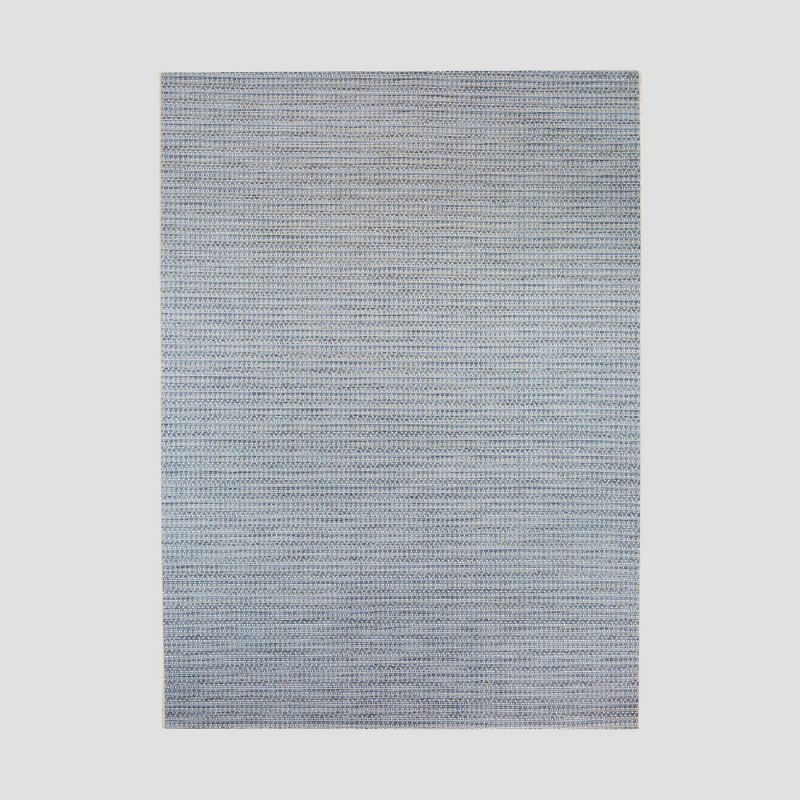 Photo 1 of 5' X 7' Drum Weave Outdoor Rug Blue - Threshold
