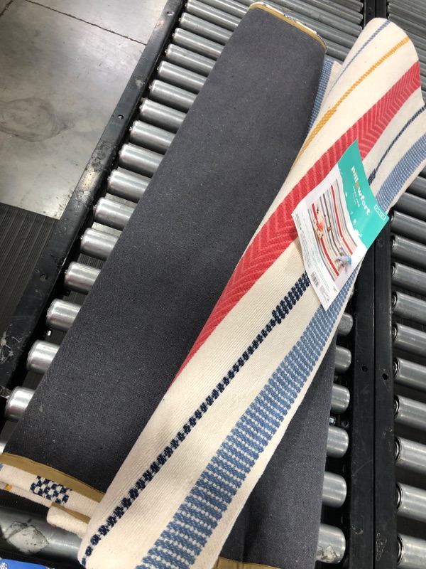 Photo 2 of 4'x5.6' Striped Rug - Pillowfort
