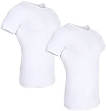 Photo 1 of 2XL LISH Men's Light Compression Crew Neck Shirt - Slimming Tee (2 Pack)
