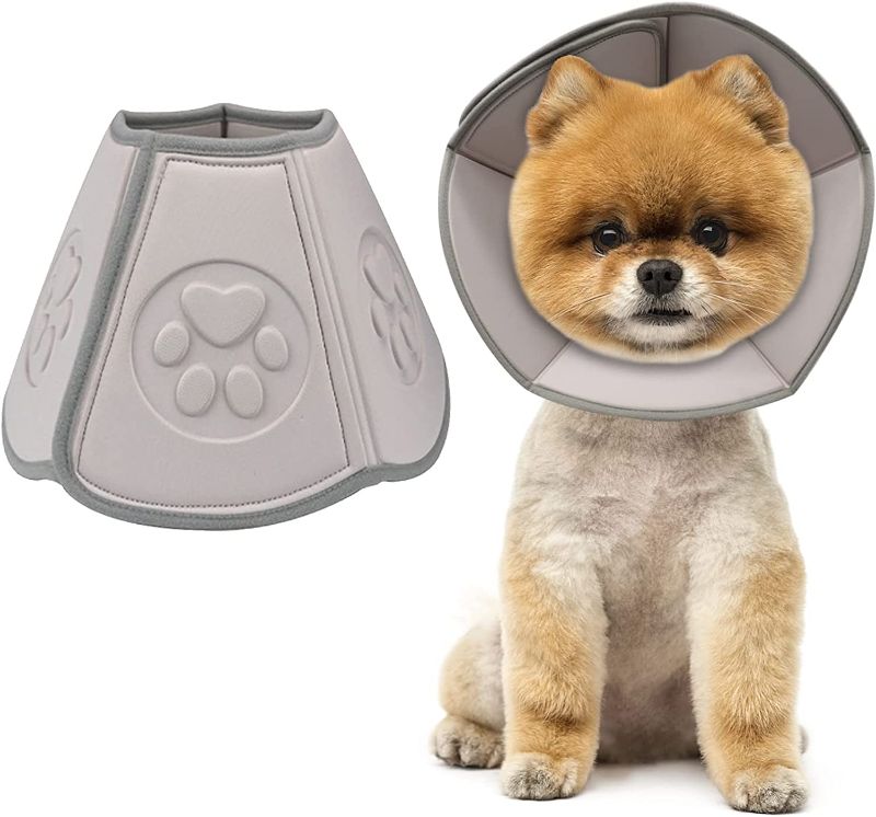 Photo 1 of Banooo Dog Cone Collar Soft, Pet Recovery Cone for Dogs and Cats, Protective Collar After Surgery for Small Medium Large Dogs
