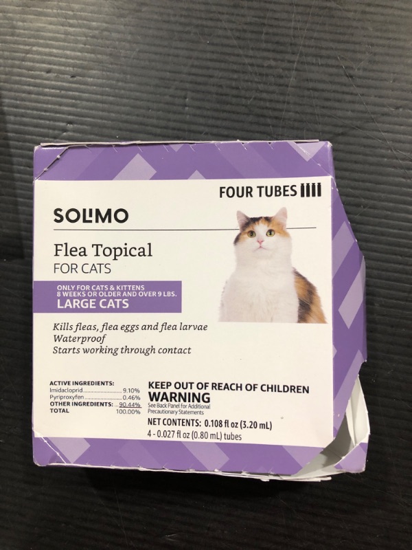 Photo 2 of Amazon Brand - Solimo Flea Topical Treatment for Cats (Small