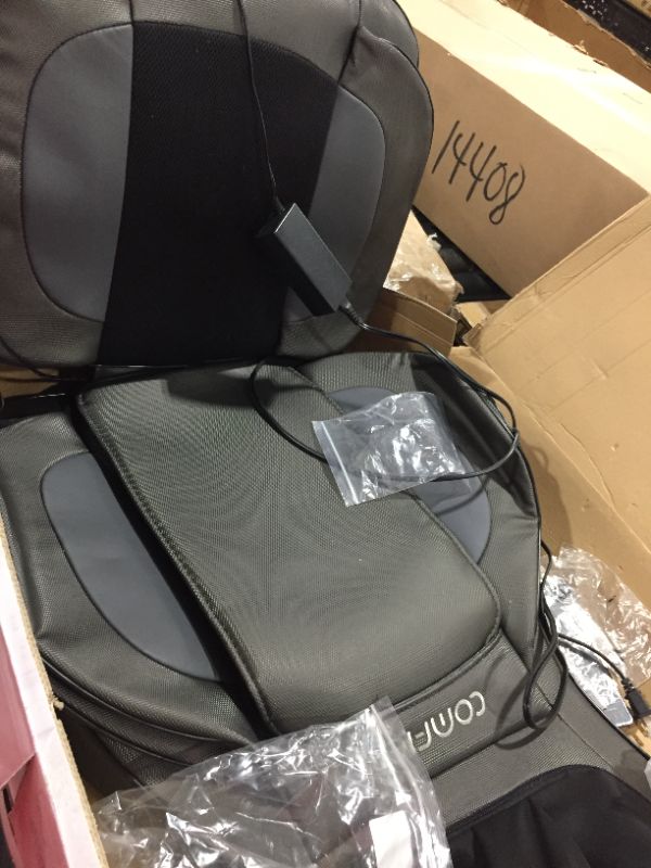Photo 1 of Comfier Shiatsu Neck & Back Massager, 2D/3D Kneading Massage Chair Pad, APP Control, Chair Massager with Heat & Compression, Seat Massager for Neck and Back Pain Relief,Ideal Gifts
