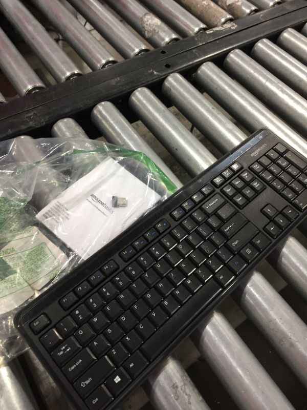 Photo 2 of Amazon Basics Wireless Keyboard-Quiet and Compact-US Layout (QWERTY)