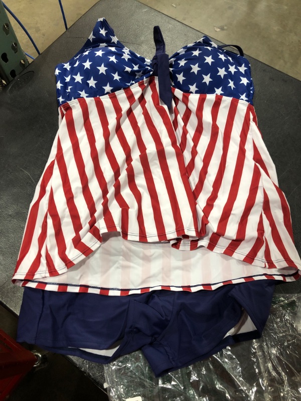 Photo 1 of AMERICAN FLAG 2 PIECE SWIMSUIT XXXL