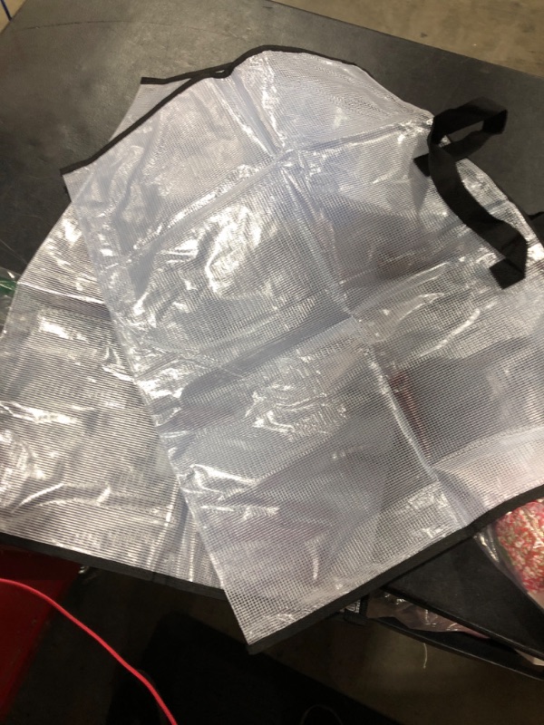 Photo 1 of 2 CLEAR TOTE BAGS WITH ZIPPER