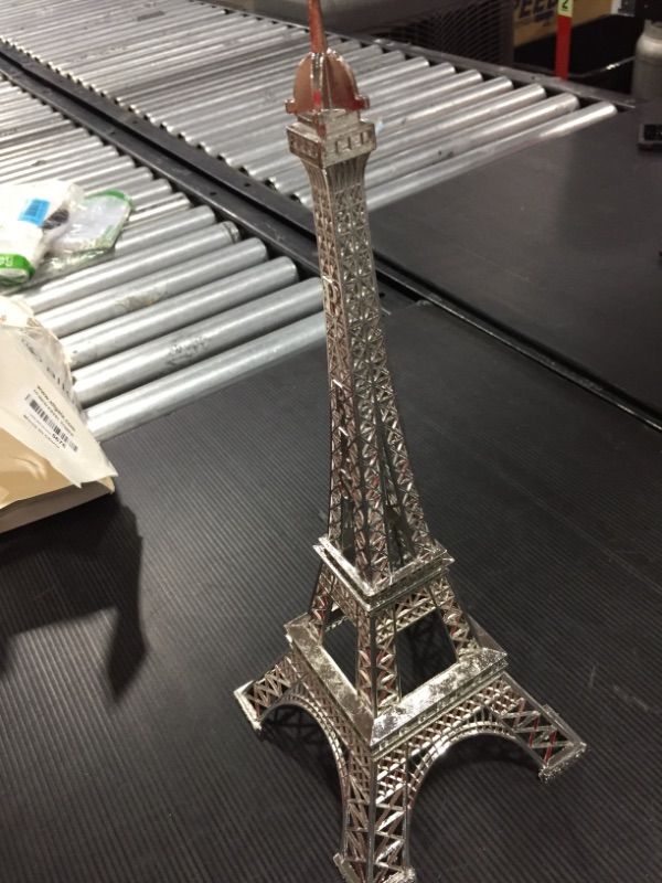 Photo 2 of allgala 15" Eiffel Tower Statue Decor Alloy Metal